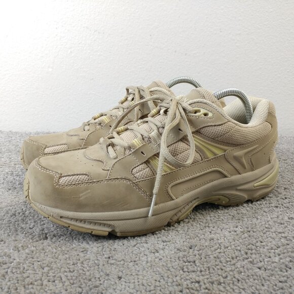 Vionic Shoes - Vionic Walker Walking Shoes Womens Size 10 Comfort Sneakers Taupe Lace Up